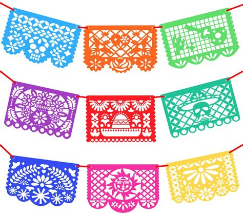 mexican paper banner|mexican banner with drinks artclip.